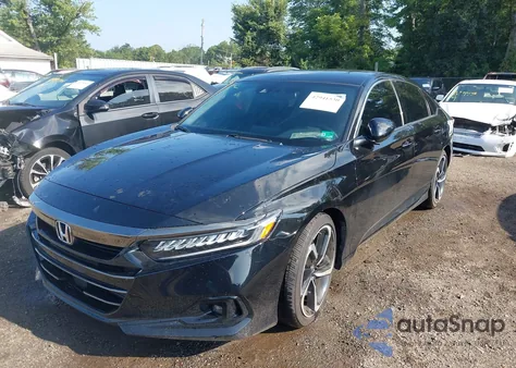 2022 Honda Accord Sport из США, поврежденный, VIN 1HGCV1F3XNA012200